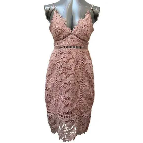 Formal Dresses Bardot Botanica Lace Dress White Bardot Australia Blush Pink  Floral Lace Sheath Dress US